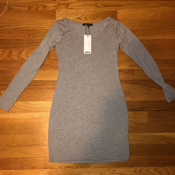 Boohoo Dresses & Skirts - Grey bodycon dress